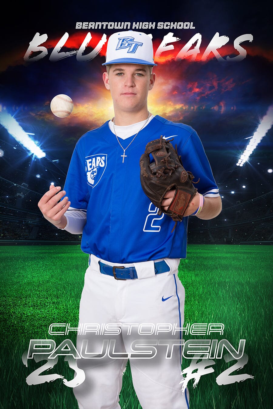 CS - 06 2:3 Ratio Player Poster/Banner-Photoshop Template - PSMGraphix