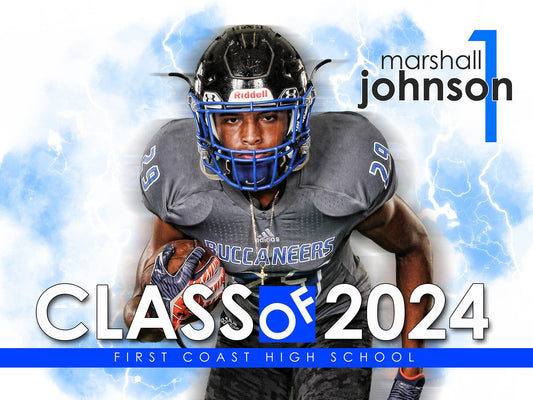 Class of 2024 Yard Sign Template - Champion - Inspire Series-Photoshop Template - PSMGraphix