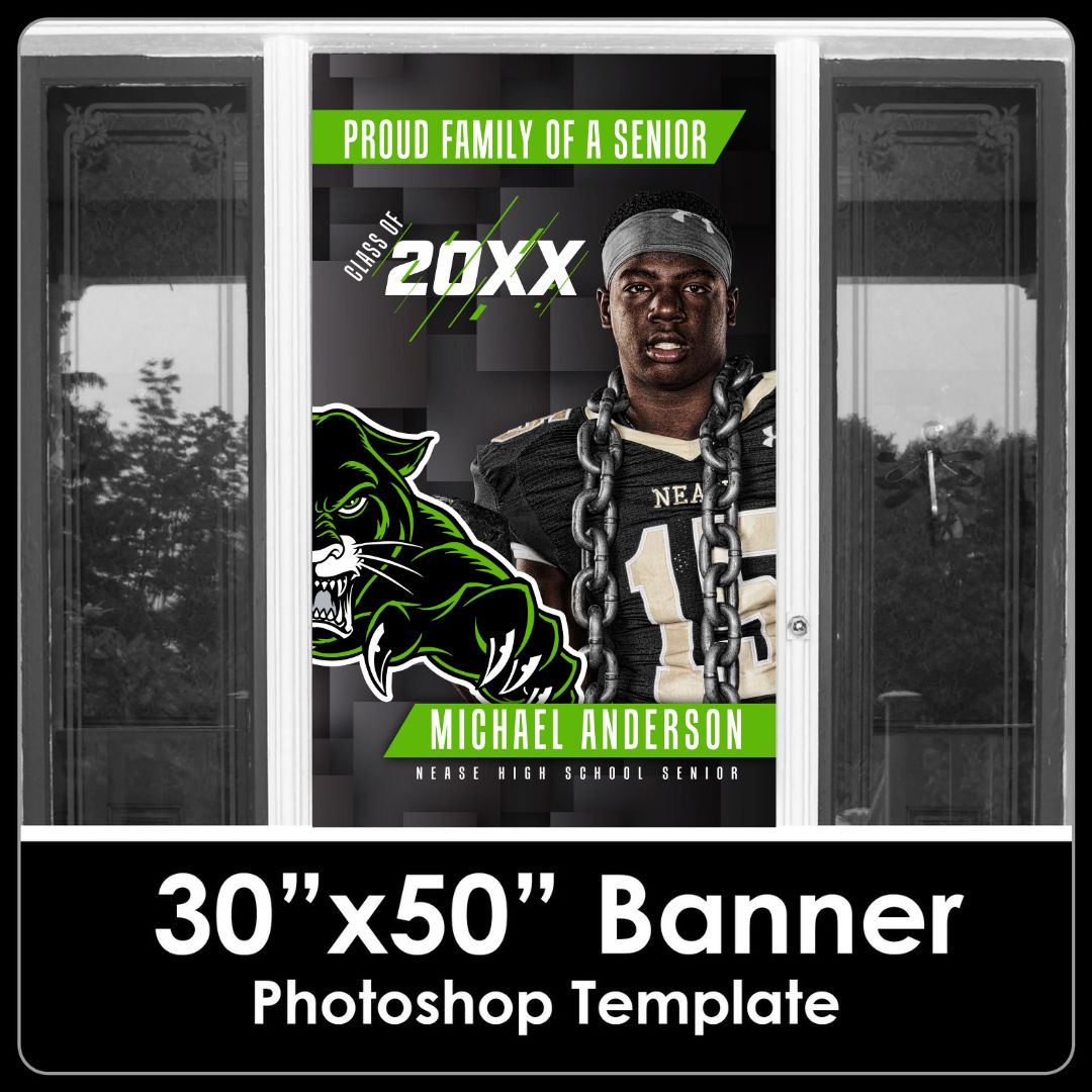LIMITED TIME BUNDLE - Class of 20XX - 14 PACK COLLECTION - Graduation Banners (Door Banner Templates)-Photoshop Template - PSMGraphix