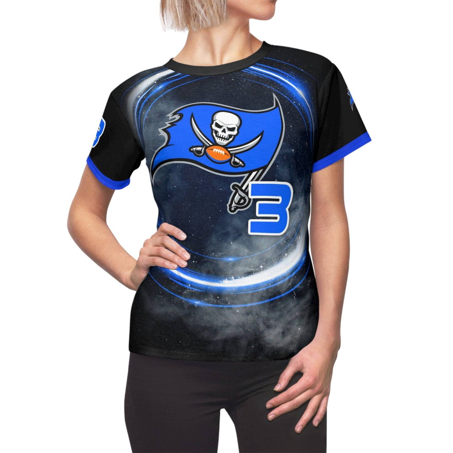 Women's Full Sublimated Sportswear Shirt - FLARE-Photoshop Template - PSMGraphix