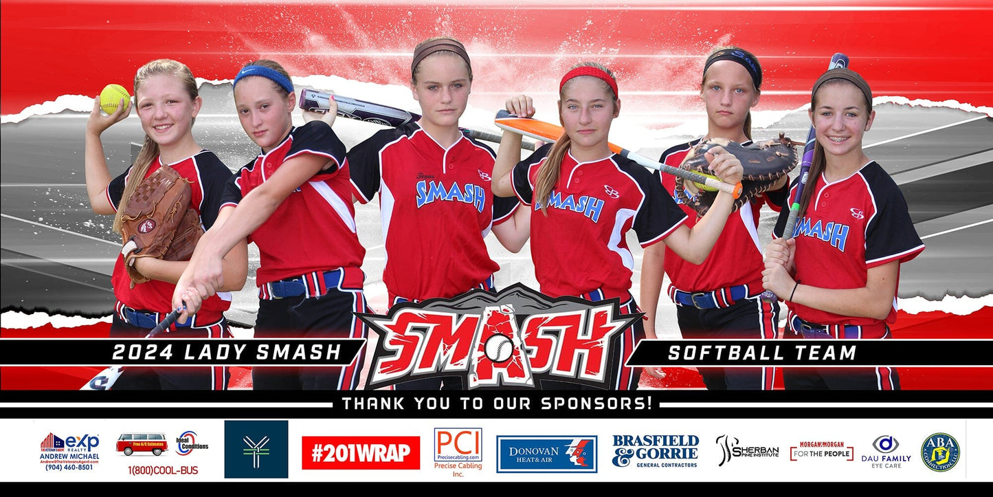 RIPPED - 1:2 Ratio TEAM FIELD BANNER Photoshop Template (Copy)-Photoshop Template - PSMGraphix