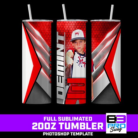 VICTORY - Skinny Tumbler Templates-Photoshop Template - PSMGraphix