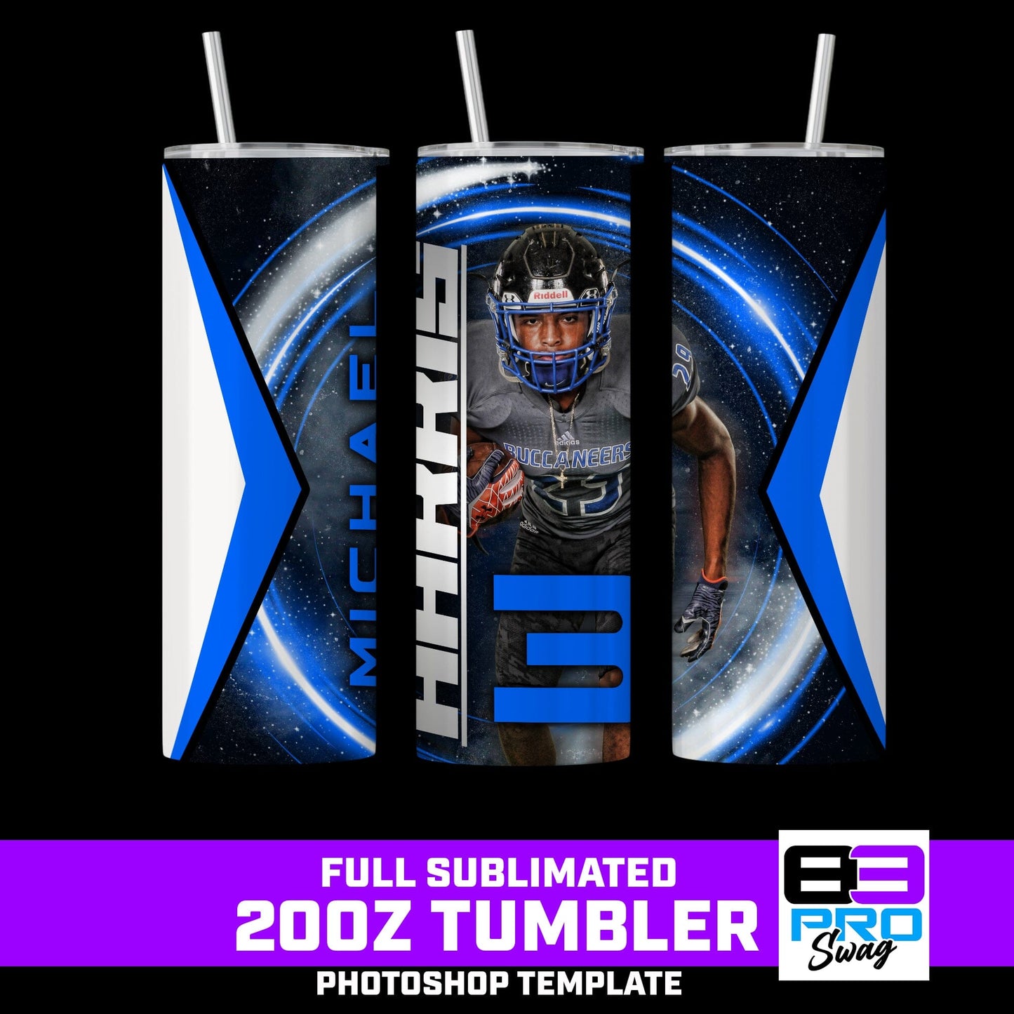 Skinny Tumbler Templates - FLARE-Photoshop Template - PSMGraphix