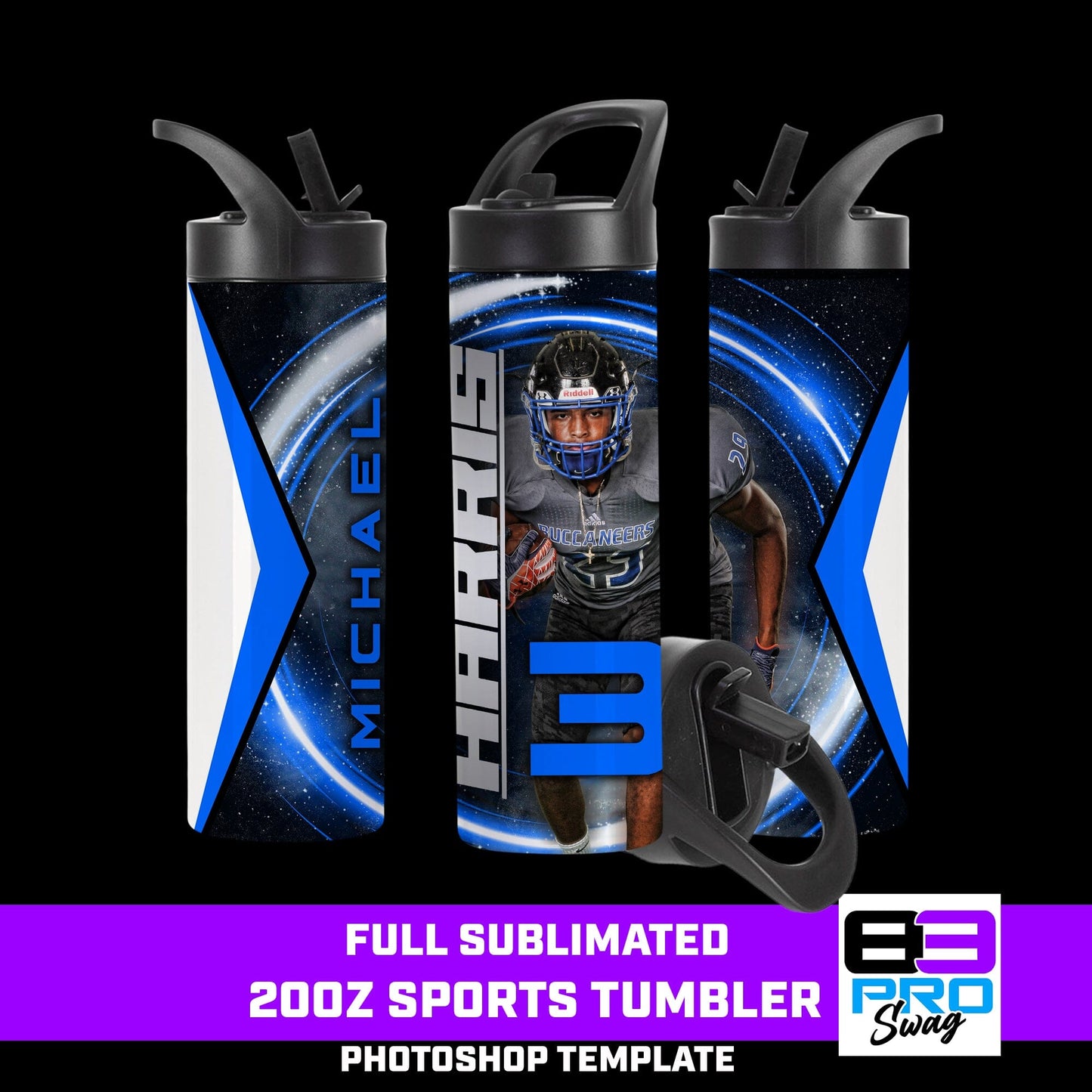 Skinny Tumbler Templates - FLARE-Photoshop Template - PSMGraphix