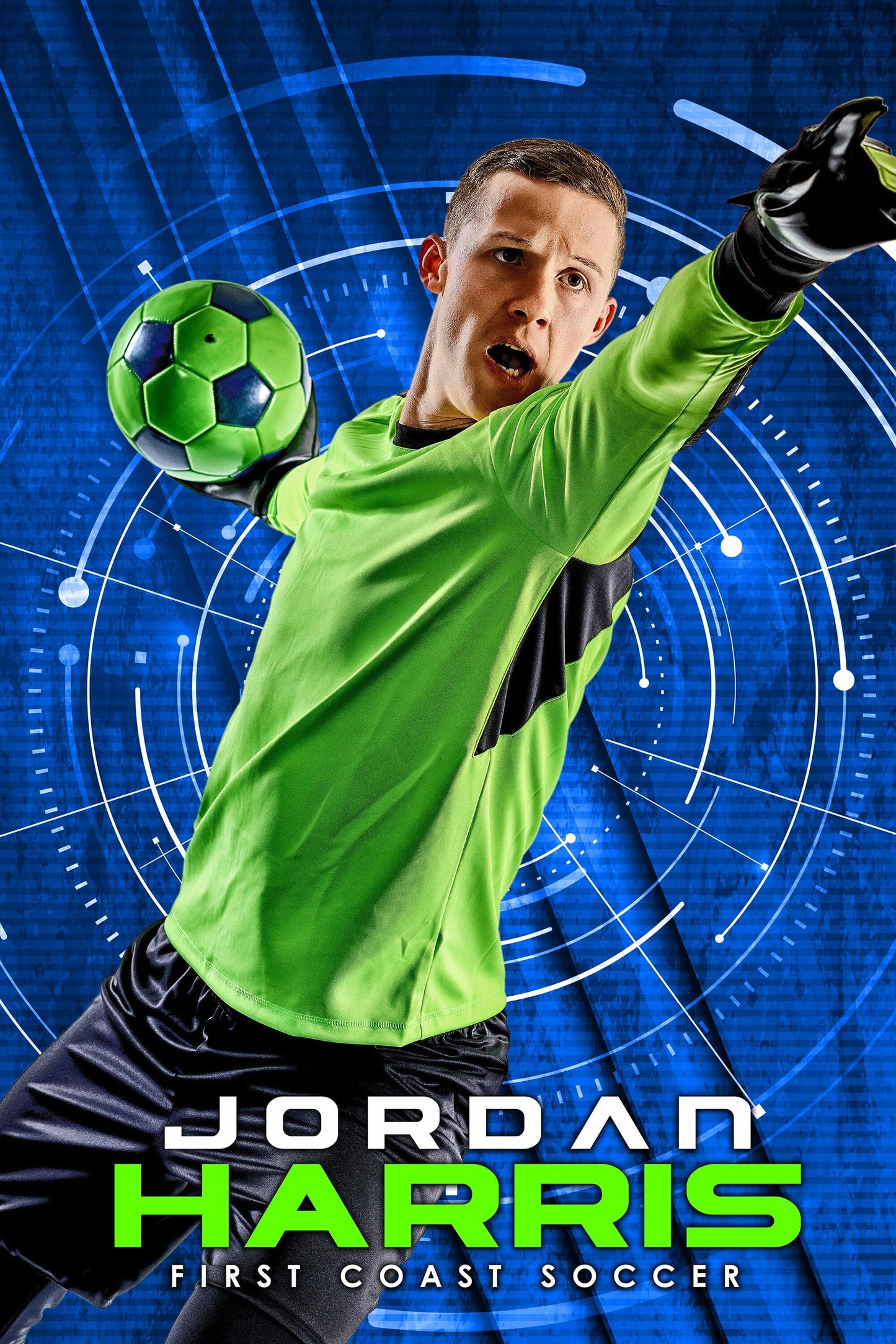 2:3 Ratio INDIVIDUAL POSTER/BANNER Photoshop Template - FUTURE - FOCUS