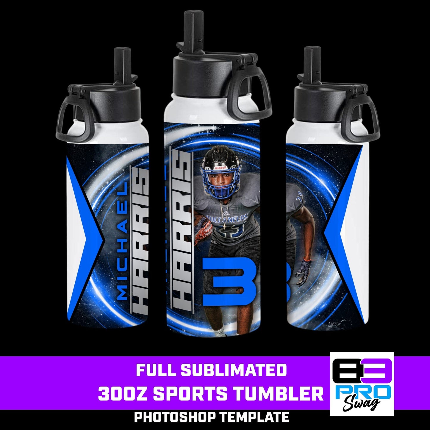 Skinny Tumbler Templates - FLARE-Photoshop Template - PSMGraphix