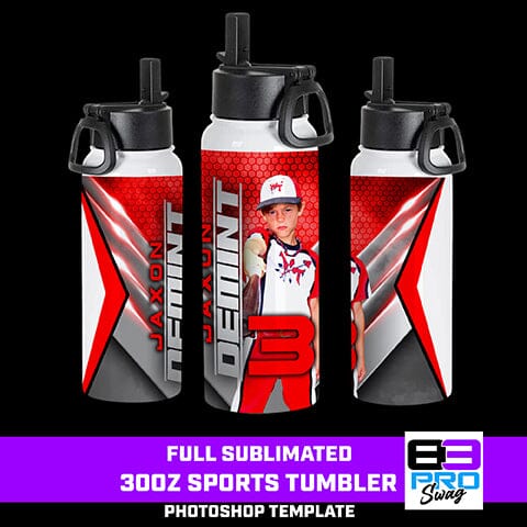 VICTORY - Skinny Tumbler Templates-Photoshop Template - PSMGraphix