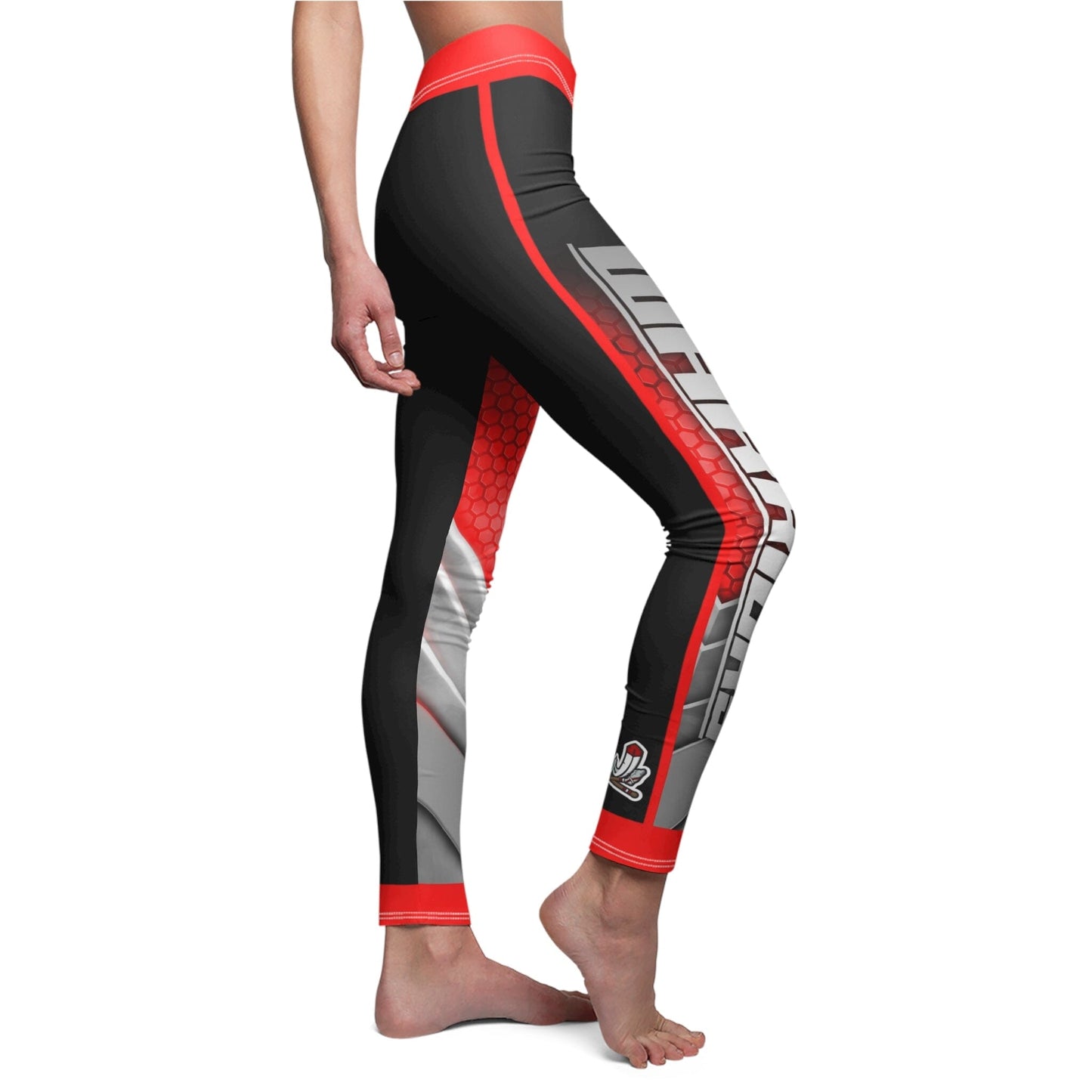 VICTORY - Women's Full Sublimated Sportswear Leggings-Photoshop Template - PSMGraphix