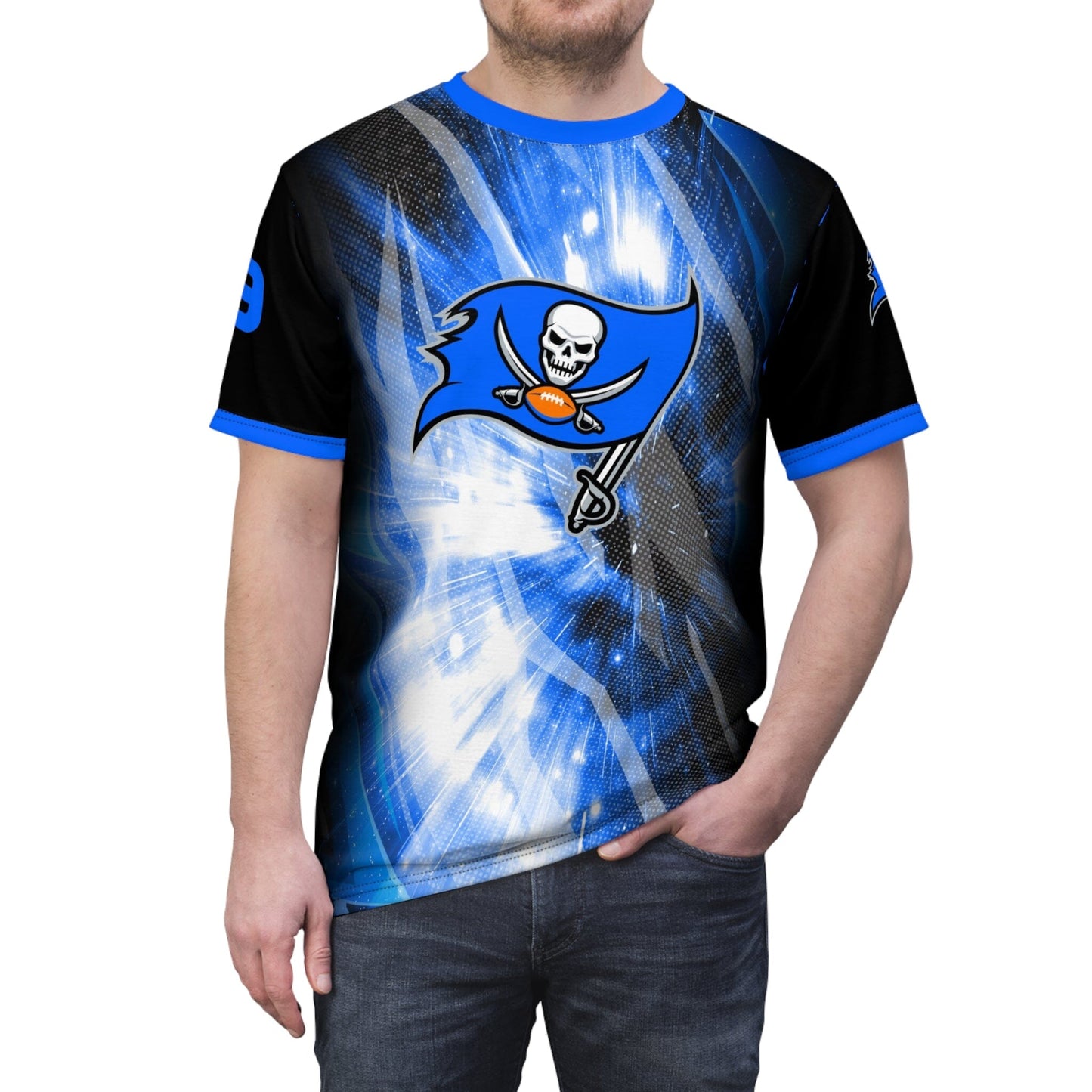 Men's Full Sublimated Sportswear Shirt - FLASH - Multi-Sport-Photoshop Template - PSMGraphix