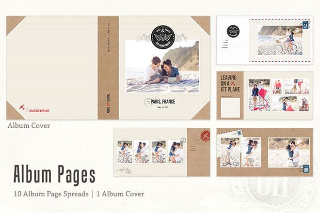 Amore Postale - Bundle-Photoshop Template - Graphic Authority