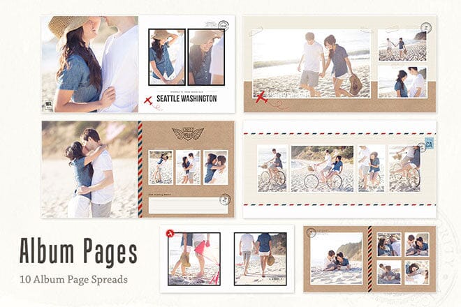 Amore Postale - Bundle-Photoshop Template - Graphic Authority