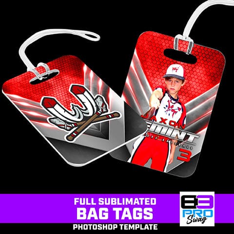 VICTORY - Bag Tag Photoshop Template-Photoshop Template - PSMGraphix