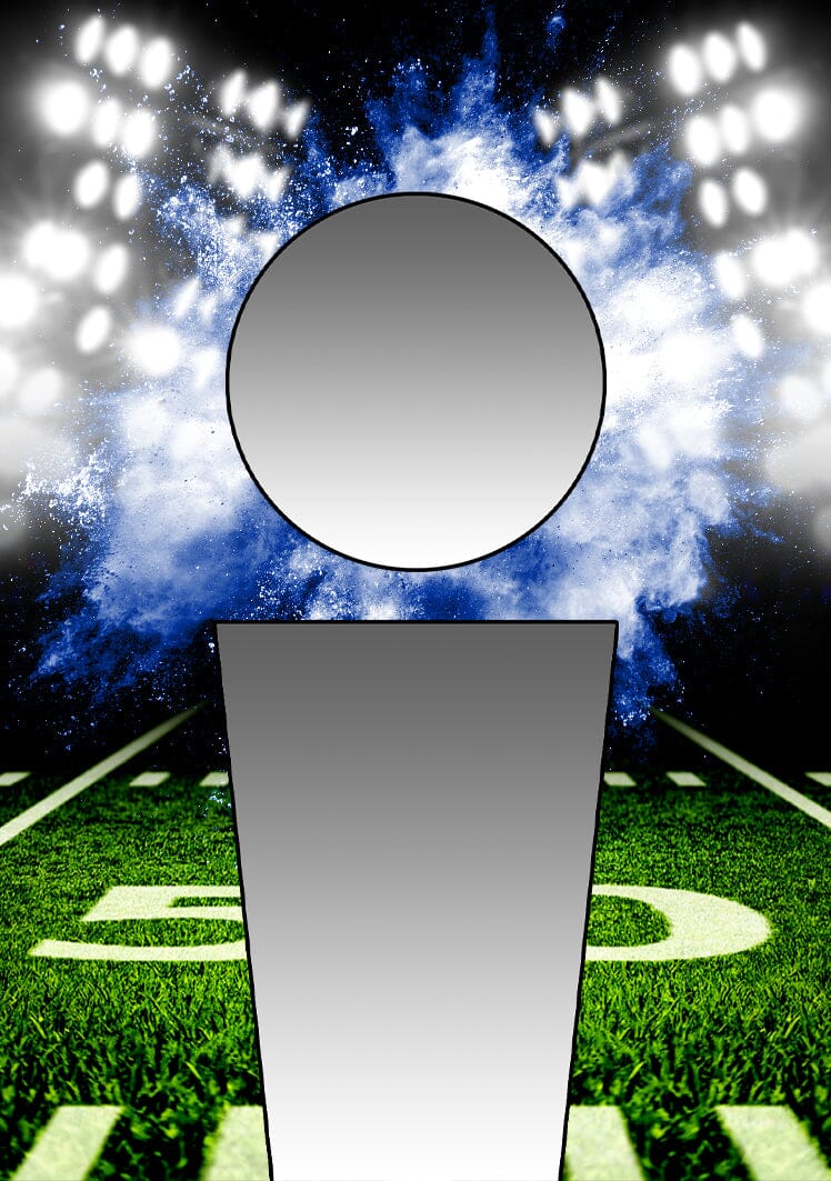 Illumination Football GreenScreen Team & Individual Graphics-Photoshop Template - PSMGraphix