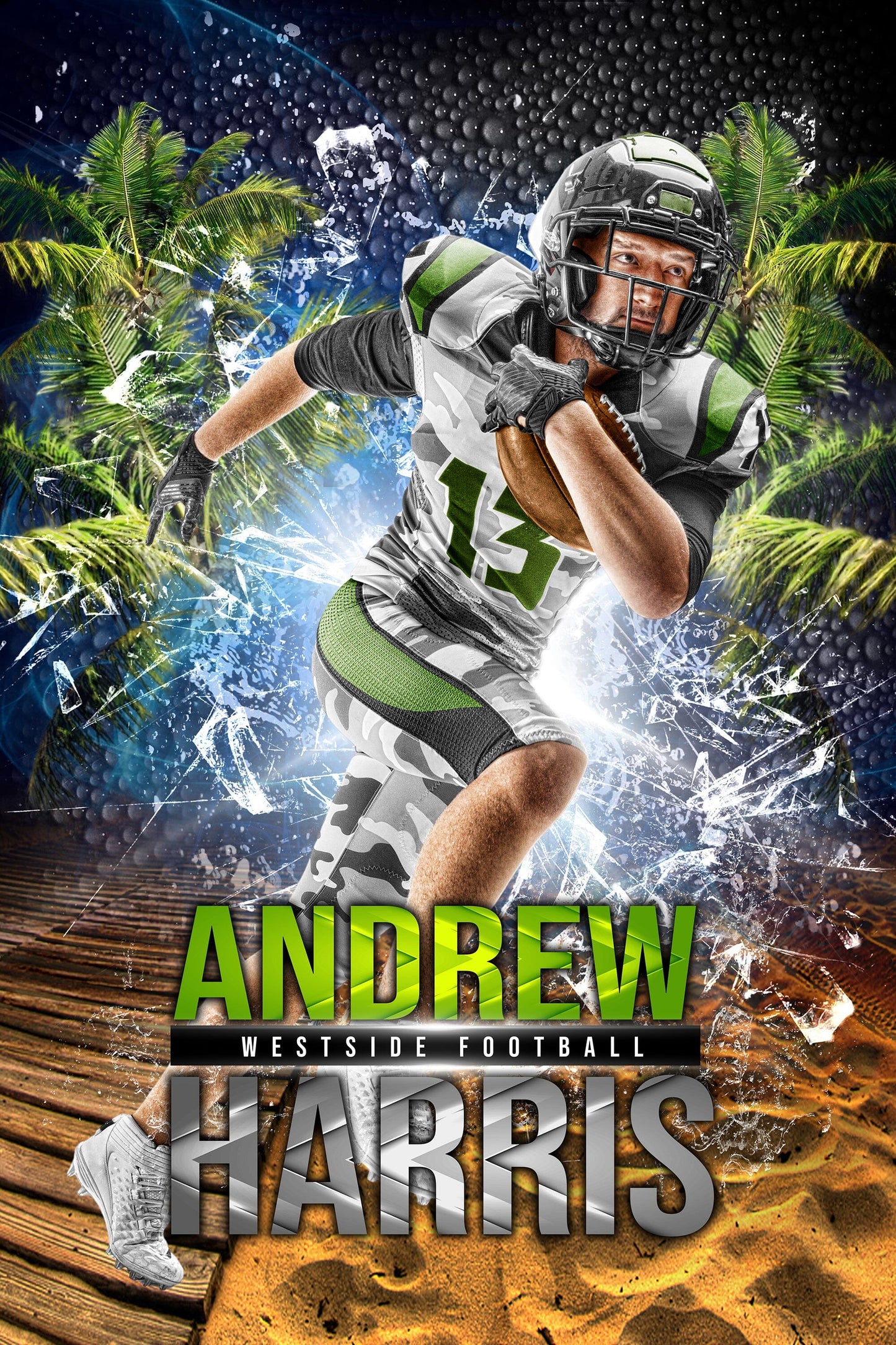 Beach Breakout - Multi Sport Banner Bundle-Photoshop Template - PSMGraphix
