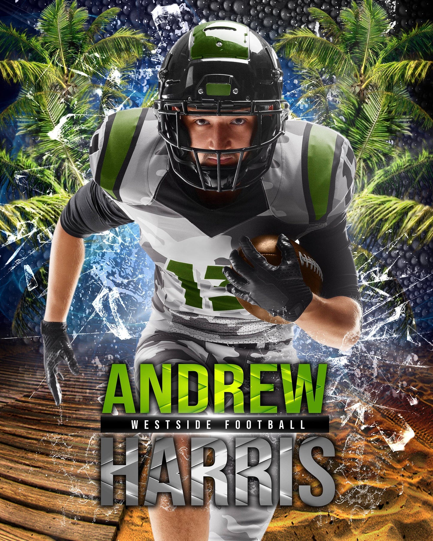 Beach Breakout - Multi Sport Banner Bundle-Photoshop Template - PSMGraphix