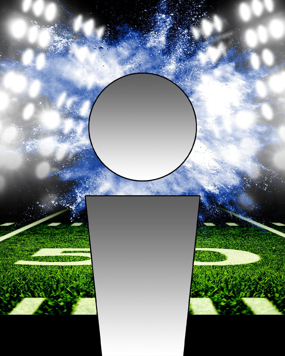 Illumination Football GreenScreen Team & Individual Graphics-Photoshop Template - PSMGraphix