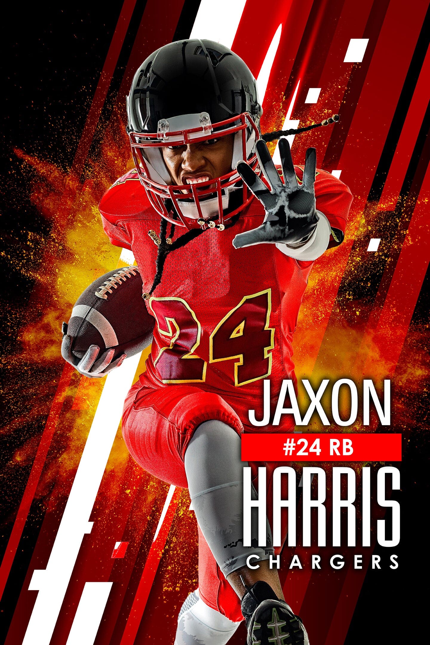 Charge 2:3 Ratio Player Poster/Banner