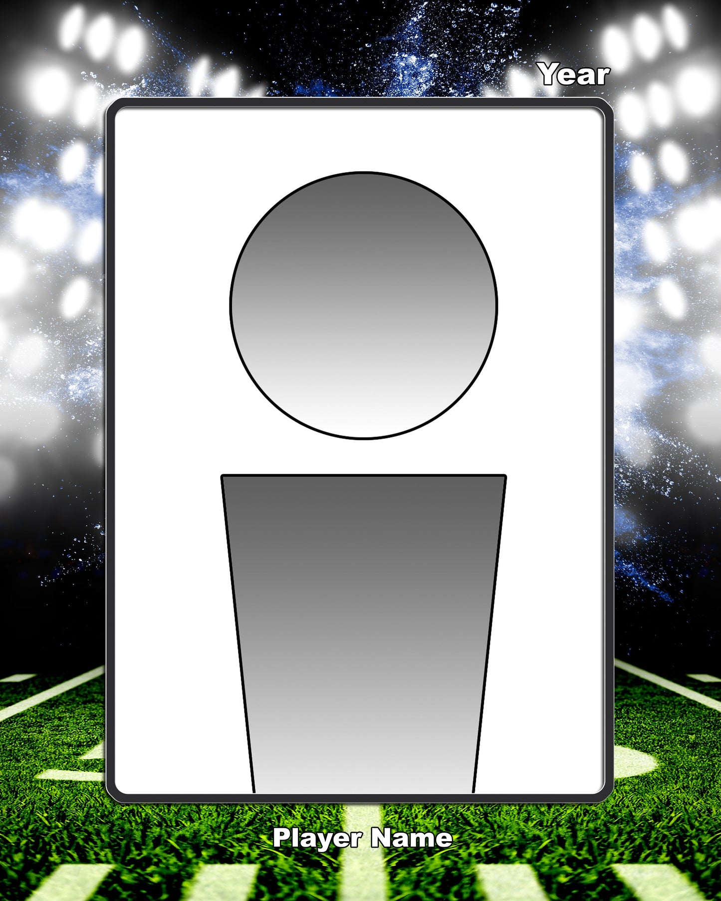 Illumination Football Traditional Team & Individual Graphics-Photoshop Template - PSMGraphix