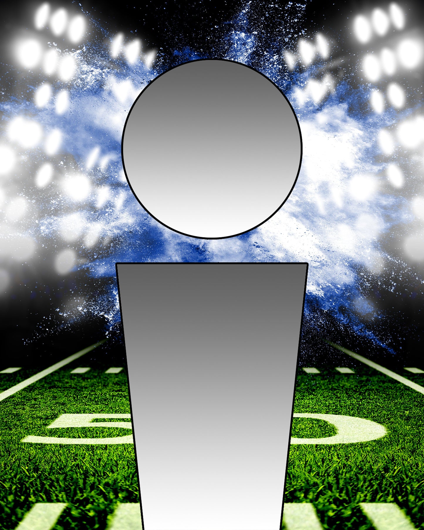 Illumination Football GreenScreen Team & Individual Graphics-Photoshop Template - PSMGraphix