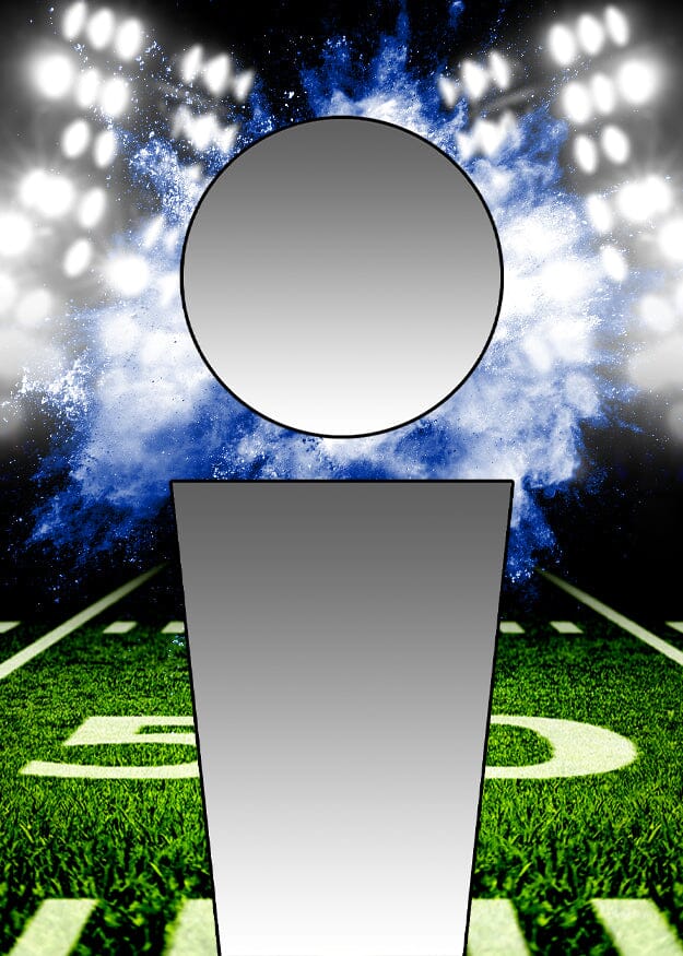 Illumination Football GreenScreen Team & Individual Graphics-Photoshop Template - PSMGraphix