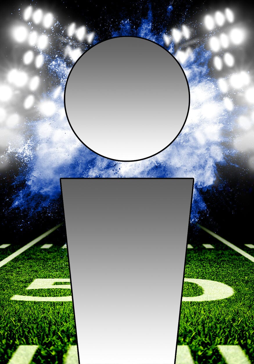 Illumination Football GreenScreen Team & Individual Graphics-Photoshop Template - PSMGraphix