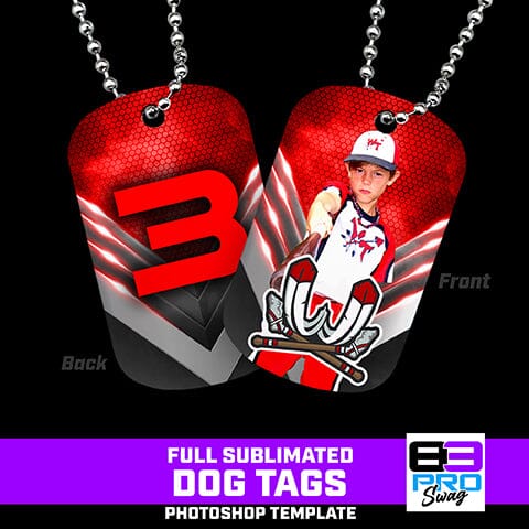 VICTORY  - Dog Tags Photoshop Template-Photoshop Template - PSMGraphix