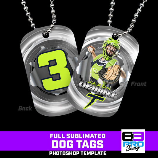 METAL BREAKOUT - Dog Tags Photoshop Template-Photoshop Template - PSMGraphix