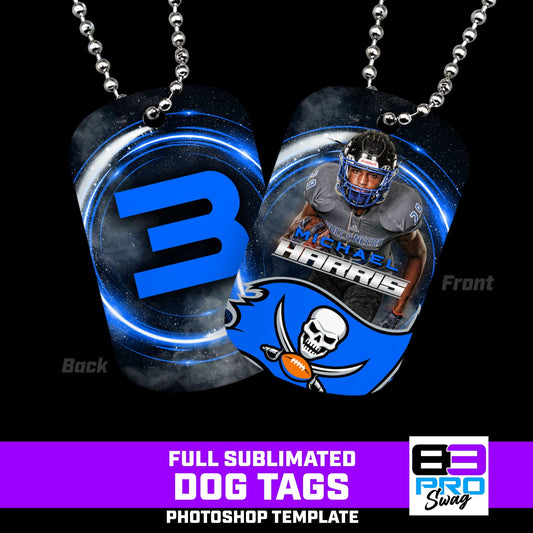 Dog Tags Photoshop Template - FLARE