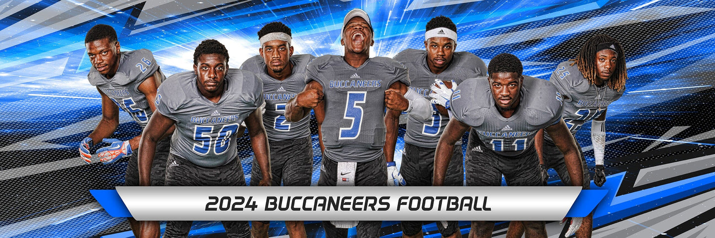 1:3 Ratio TEAM PANORAMIC Photoshop Template - FLASH - Multi-Sport-Photoshop Template - PSMGraphix