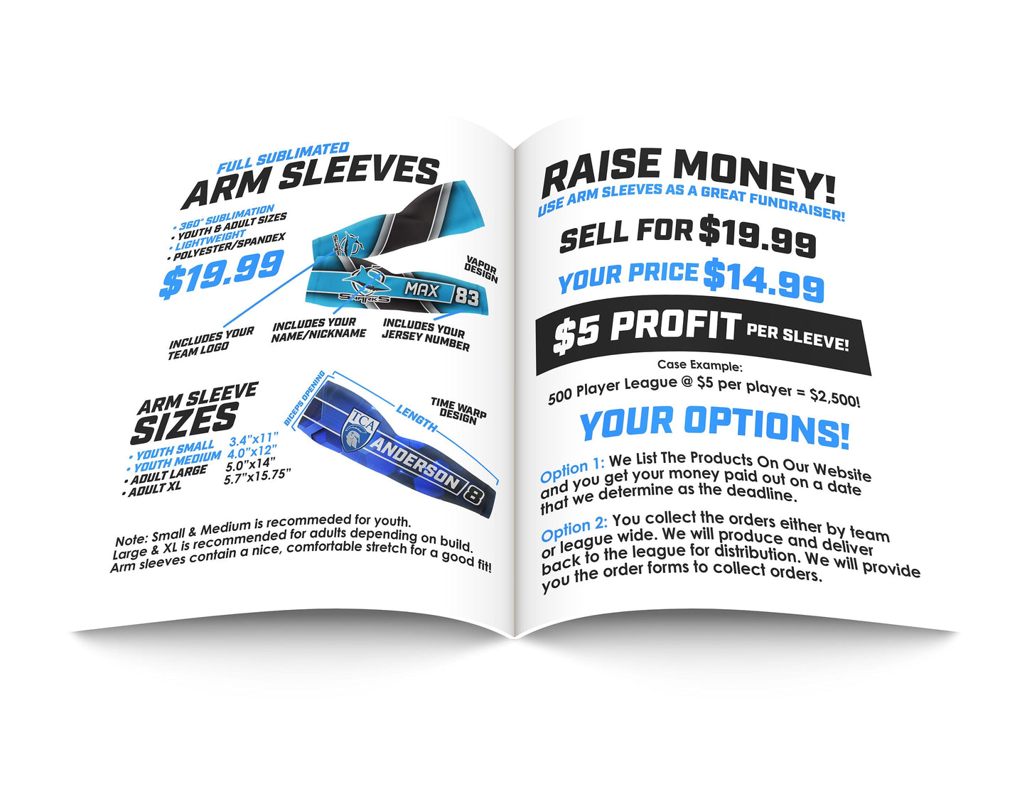 BLITZ Series Arm Sleeve Collection & Marketing Kit LIMITED SPECIAL OFFER-Photoshop Template - PSMGraphix