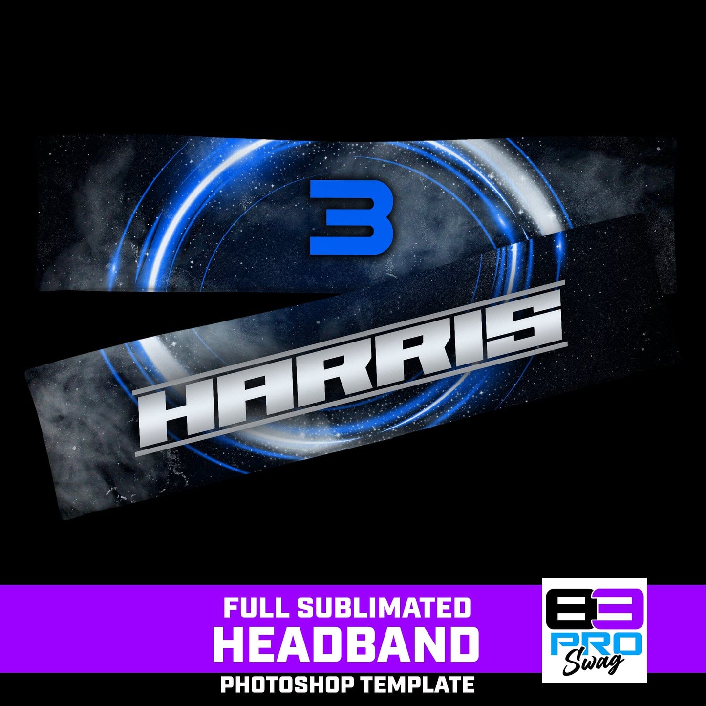 Headbands Photoshop Template - FLARE-Photoshop Template - PSMGraphix