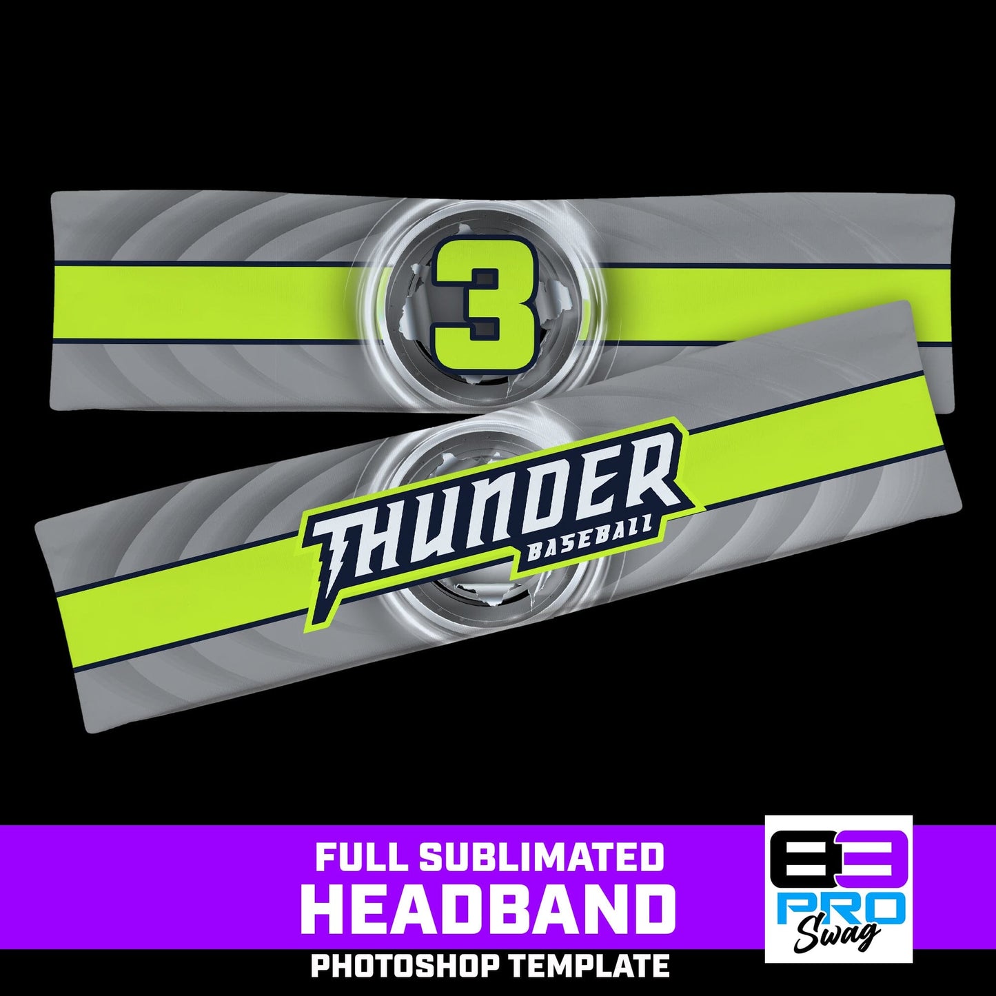 METAL BREAKOUT - Headbands Photoshop Template-Photoshop Template - PSMGraphix
