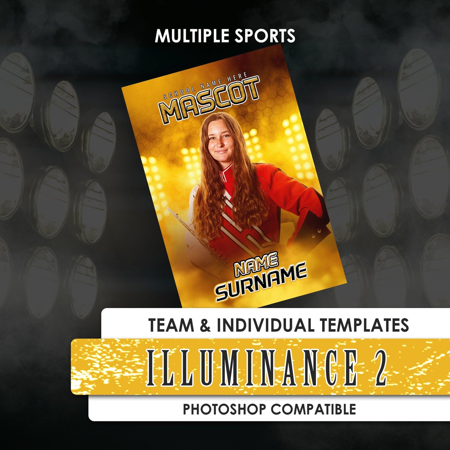 Illuminance 2 Banner/Poster-Photoshop Template - PSMGraphix