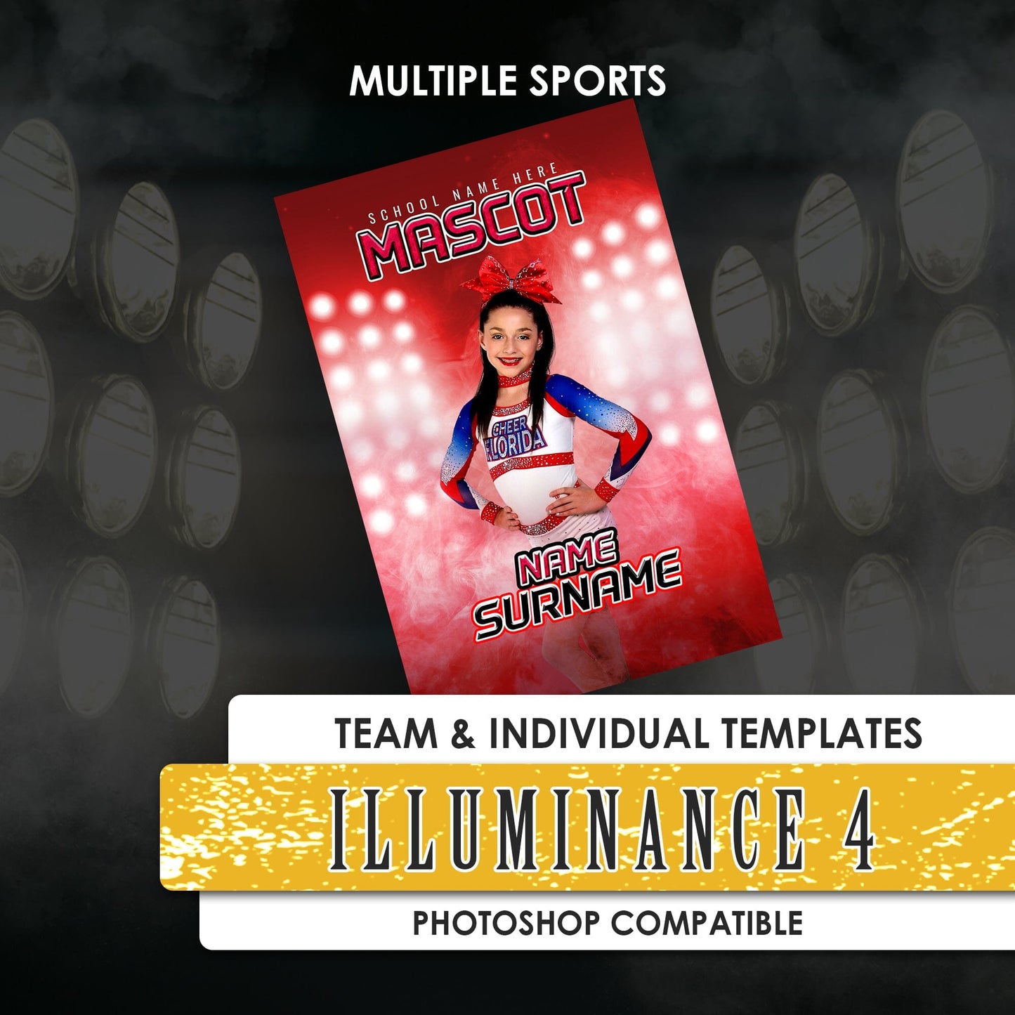 Illuminance 4 Banner/Poster-Photoshop Template - PSMGraphix