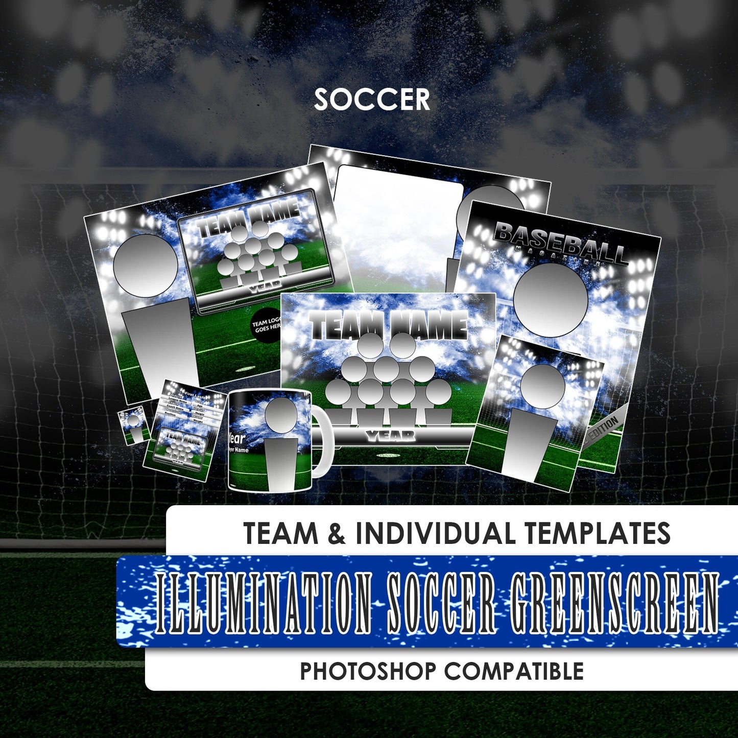 Illumination Soccer GreenScreen Team & Individual Graphics