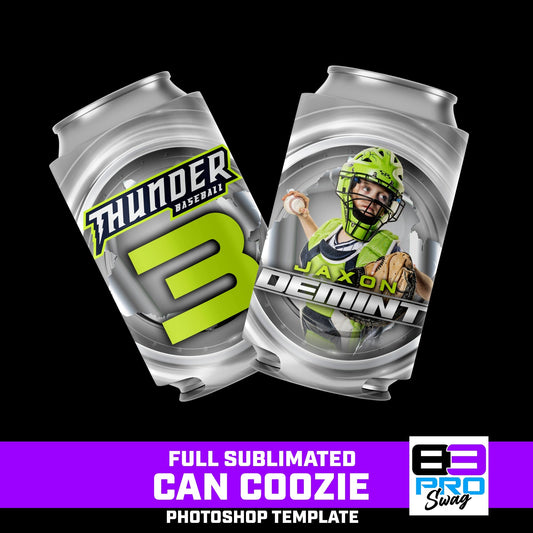 METAL BREAKOUT - Can Coozie Photoshop Template-Photoshop Template - PSMGraphix
