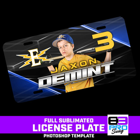 Vector - License Plate Photoshop Template-Photoshop Template - PSMGraphix
