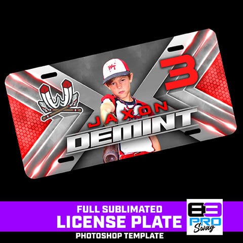 VICTORY - License Plate Photoshop Template-Photoshop Template - PSMGraphix