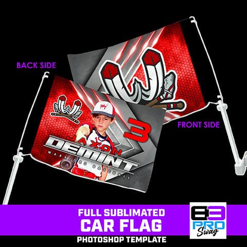 VICTORY - Car Flag Photoshop Template-Photoshop Template - PSMGraphix