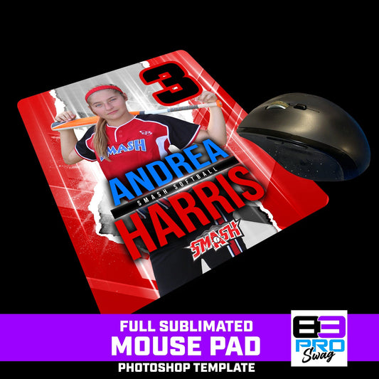 RIPPED - Mouse Pad Photoshop Template-Photoshop Template - PSMGraphix