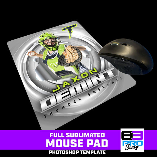 METAL BREAKOUT - Mouse Pad Photoshop Template-Photoshop Template - PSMGraphix