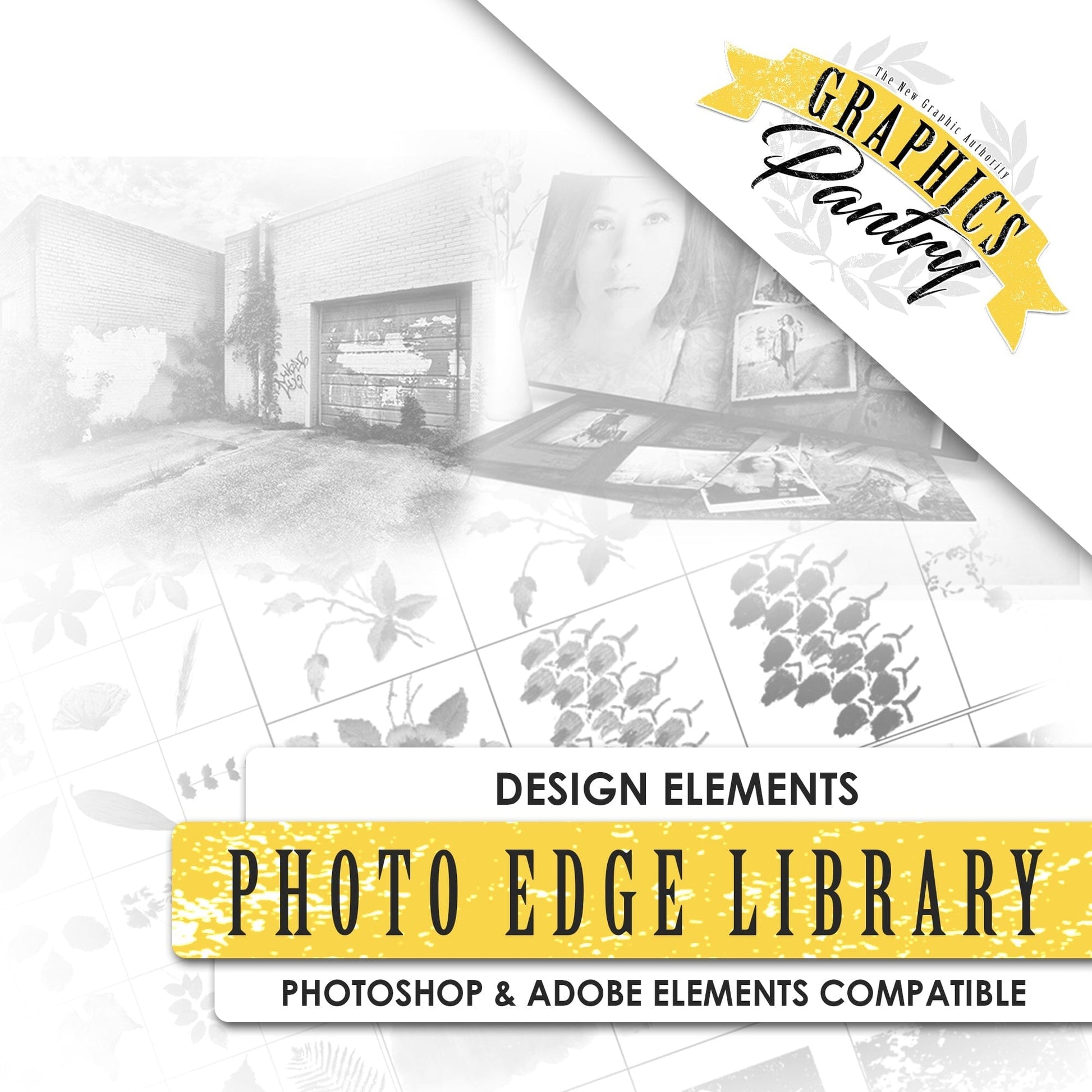 Photo Edge Library - Bundle-Photoshop Template - Graphic Authority