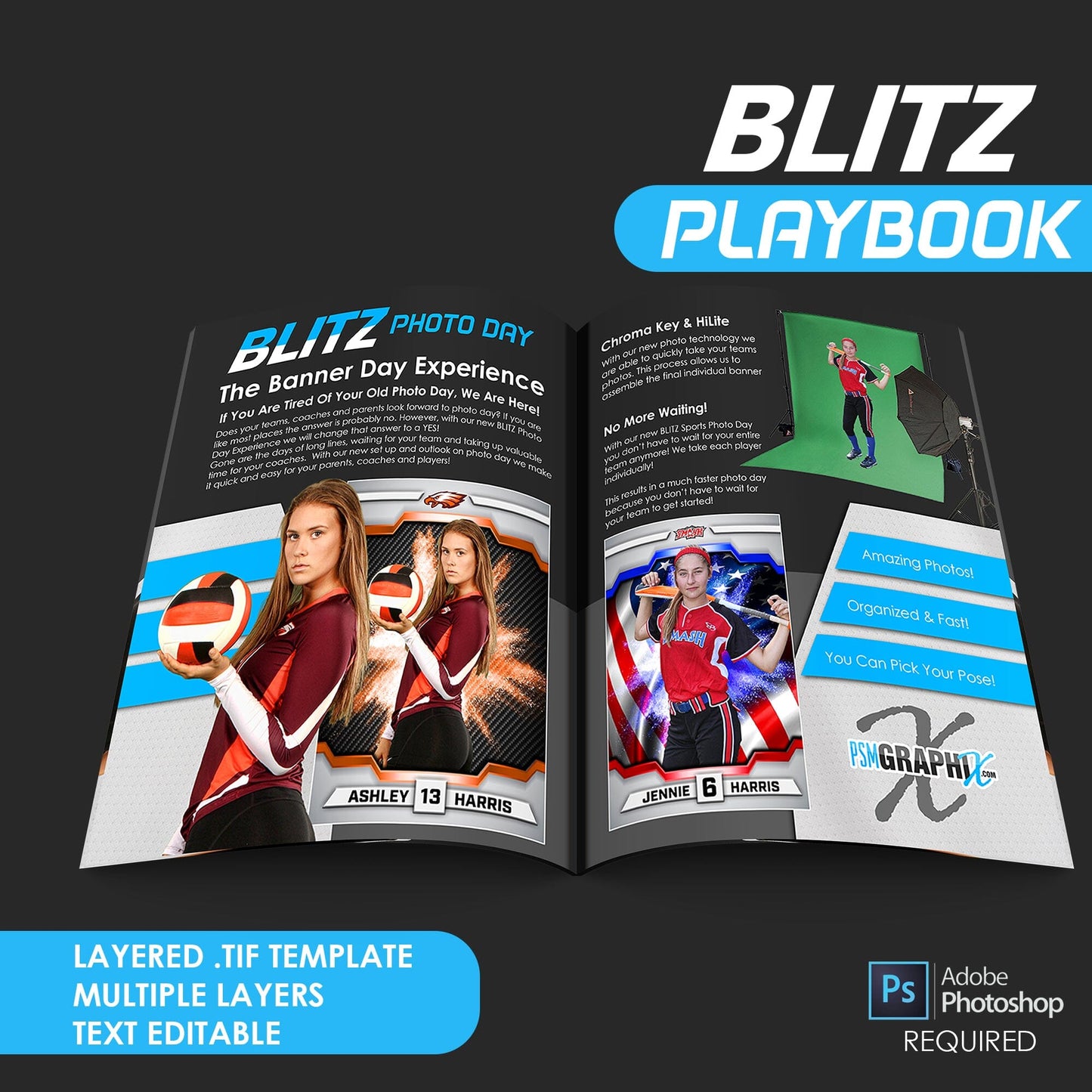 Blitz Series LIMITED EDITION BUNDLE (Marketing & Templates)-Photoshop Template - PSMGraphix