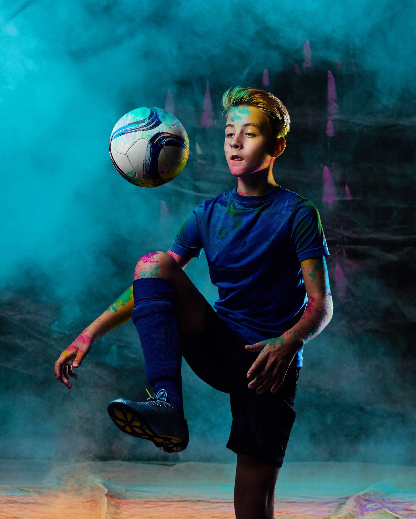 Powder Overlay Design Elements Package-Photoshop Template - PSMGraphix