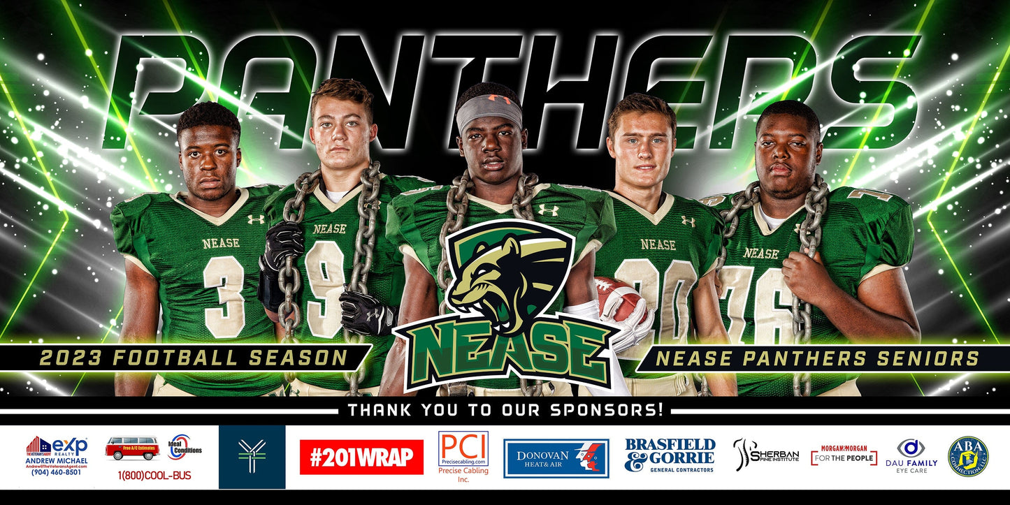 SPEED - 1:2 Ratio TEAM FIELD BANNER Photoshop Template-Photoshop Template - PSMGraphix