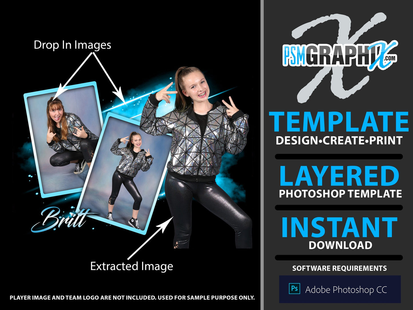 Fire Lights - Stage Series II - Drop In Photoshop Template-Photoshop Template - PSMGraphix