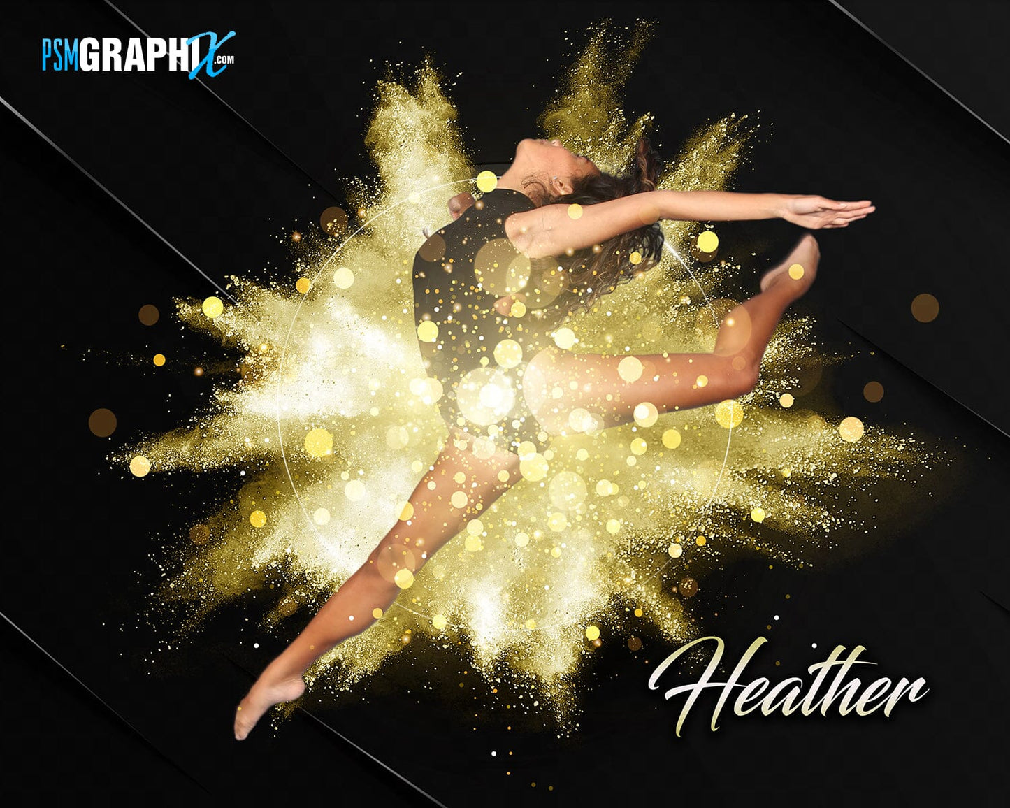 Gold Metal - Stage Series II - Photoshop Template 3 Pack-Photoshop Template - PSMGraphix