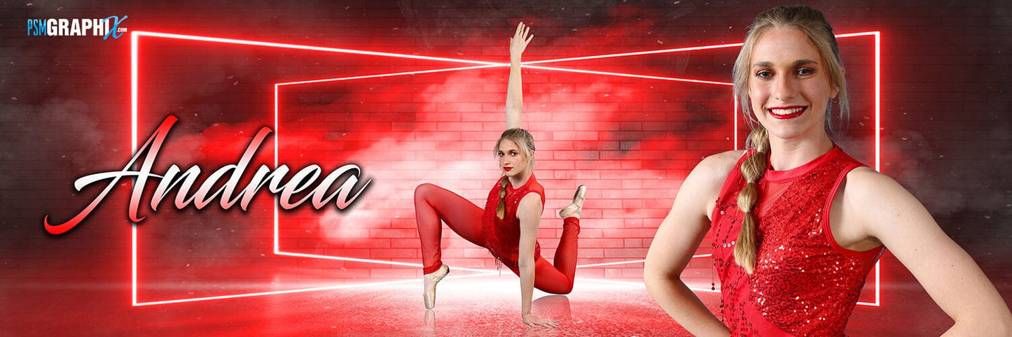 Neon Bricks - Stage Series II - Photoshop Template 3 Pack-Photoshop Template - PSMGraphix