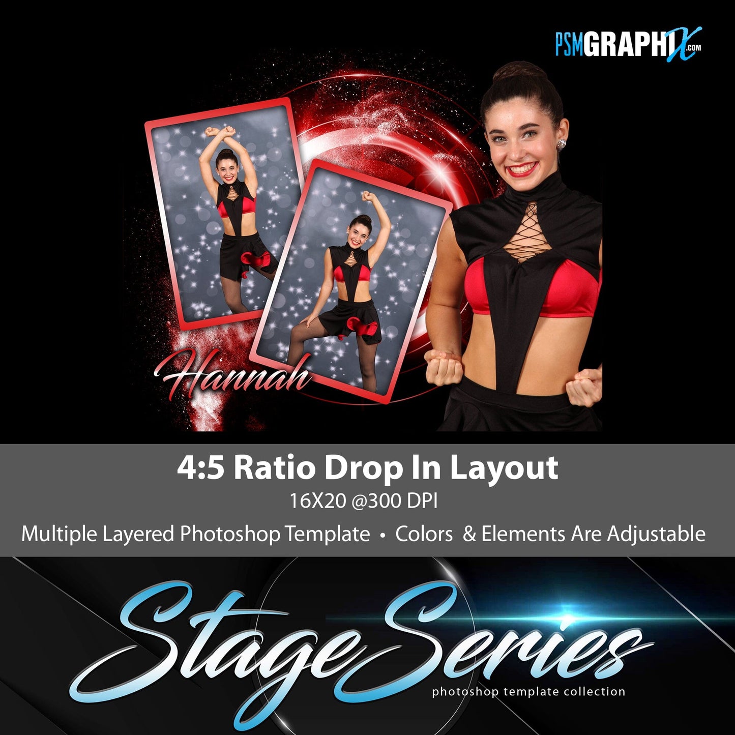 Target - Stage Series II - Drop In Photoshop Template-Photoshop Template - PSMGraphix
