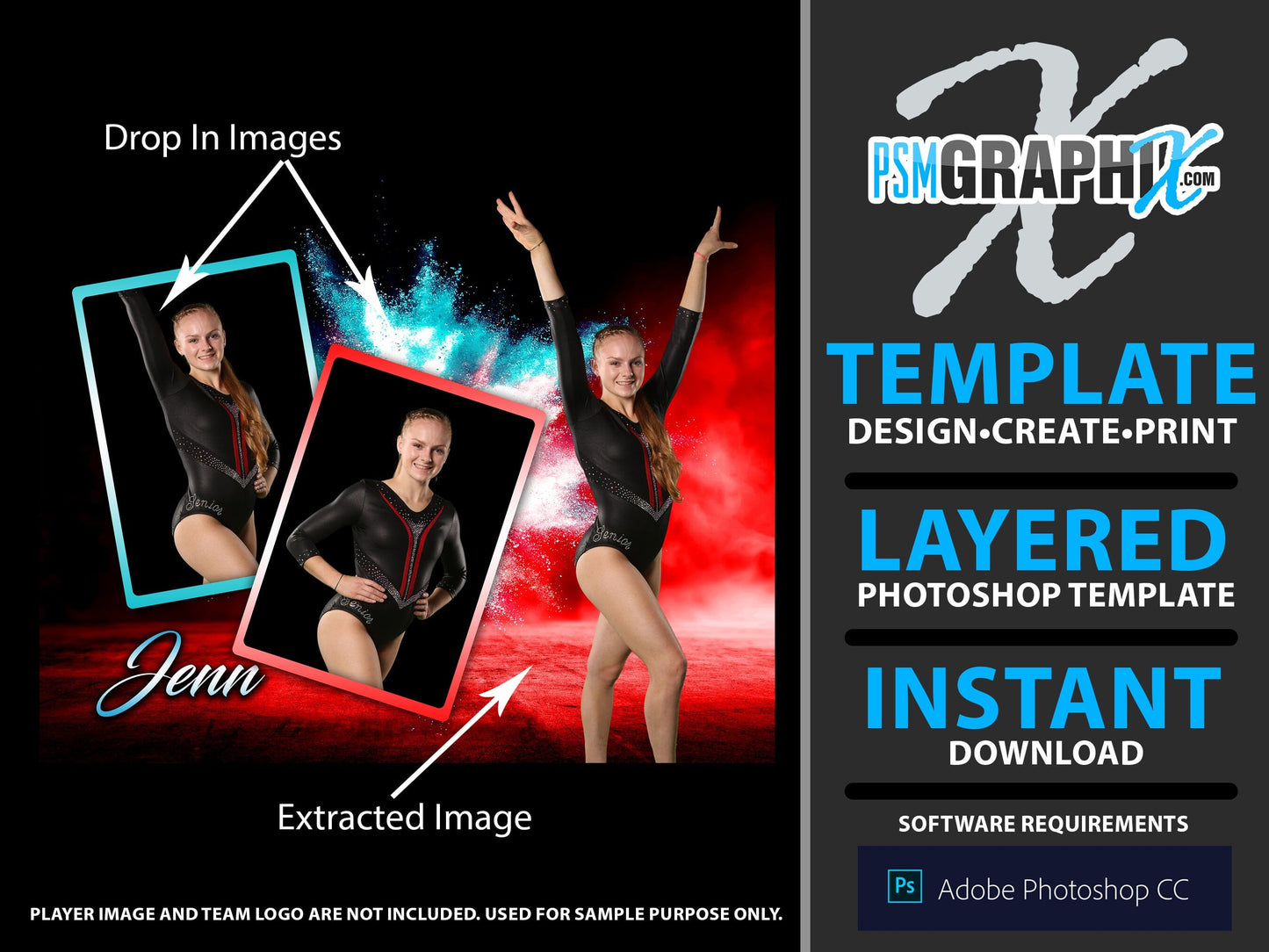 Urban Smoke - Stage Series II - Drop In Photoshop Template-Photoshop Template - PSMGraphix